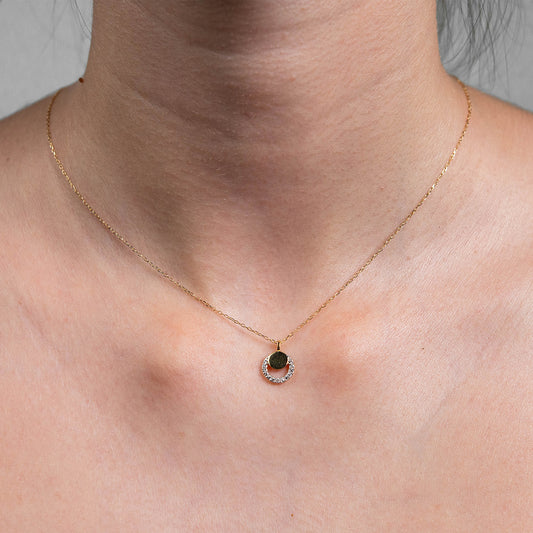 Gargantilla Oro 18K Circonitas