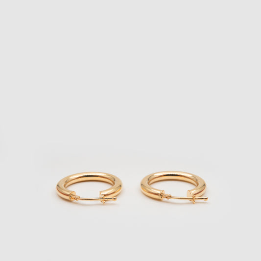18 Karat Gold Hoop Earrings