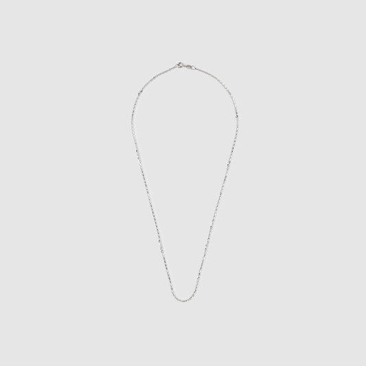 Cadena Oro blanco 18K