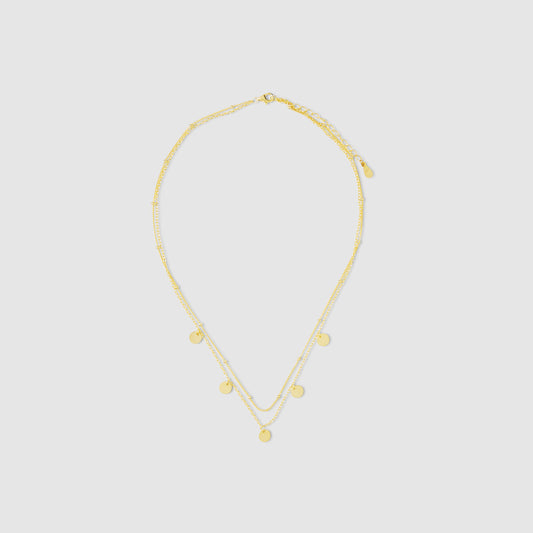 925 Silver Disc Necklace