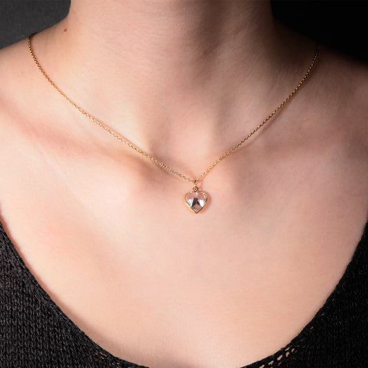 Colgante corazón Circonita
