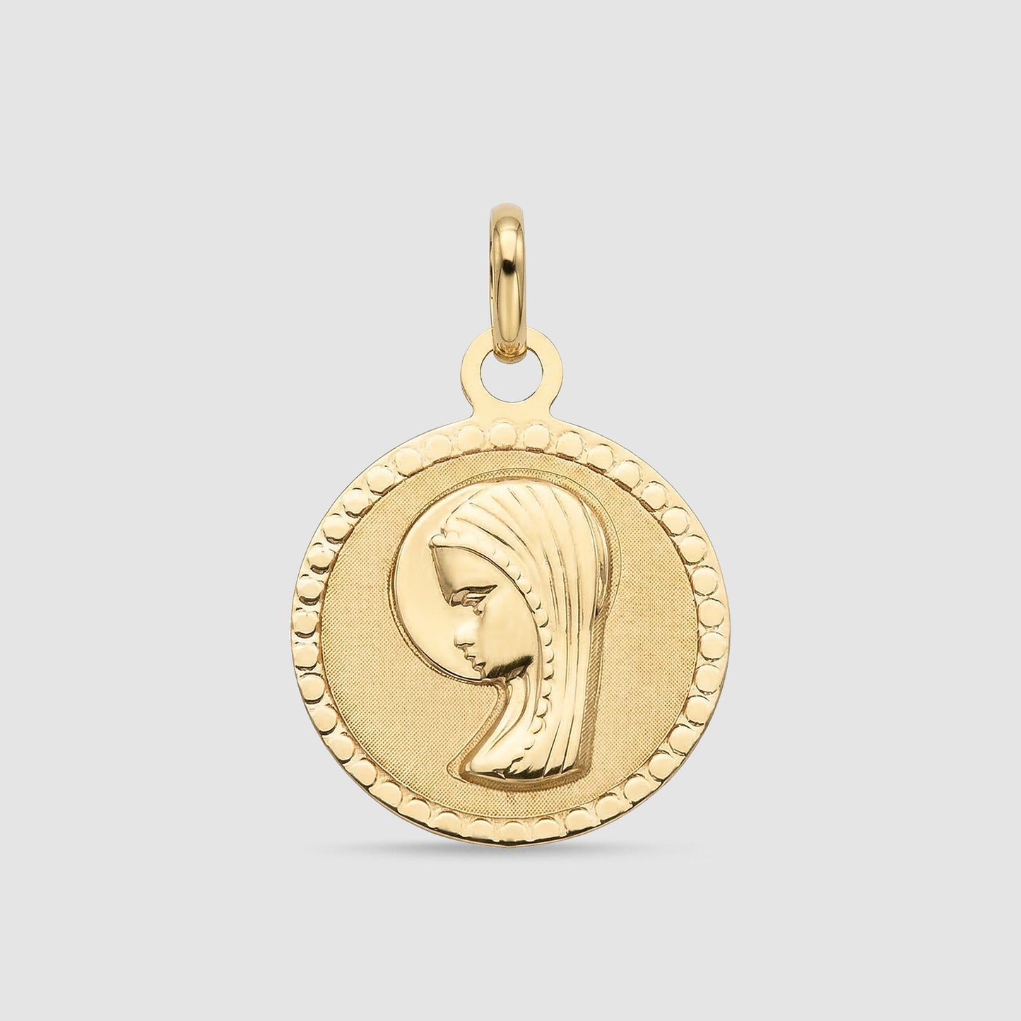 Medalla virgen niña