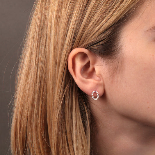 Pendientes Plata Ovalados