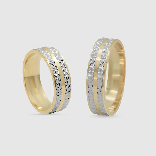 Alianza Oro 18K Bicolor