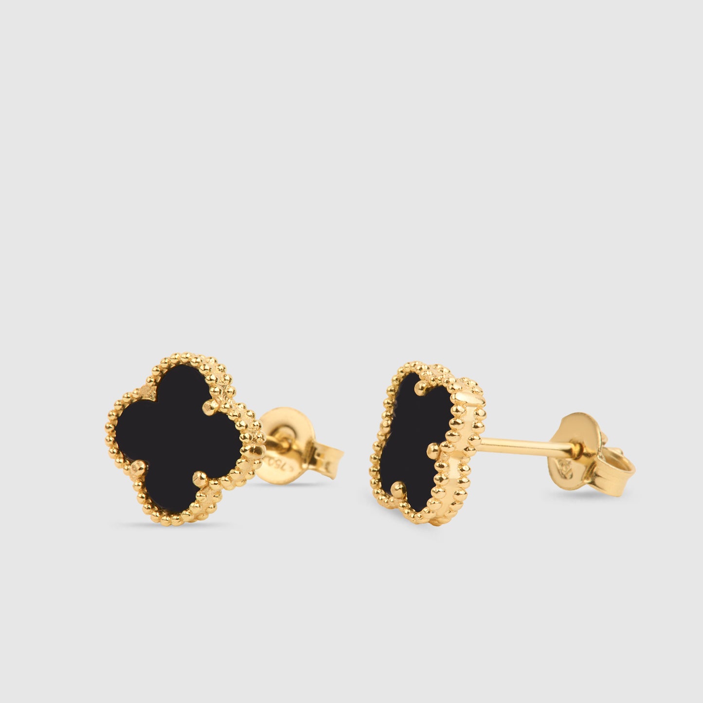 Pendientes Oro 18K Trébol