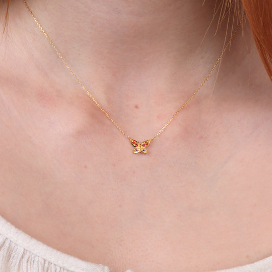 Gargantilla Oro 18K Mariposa