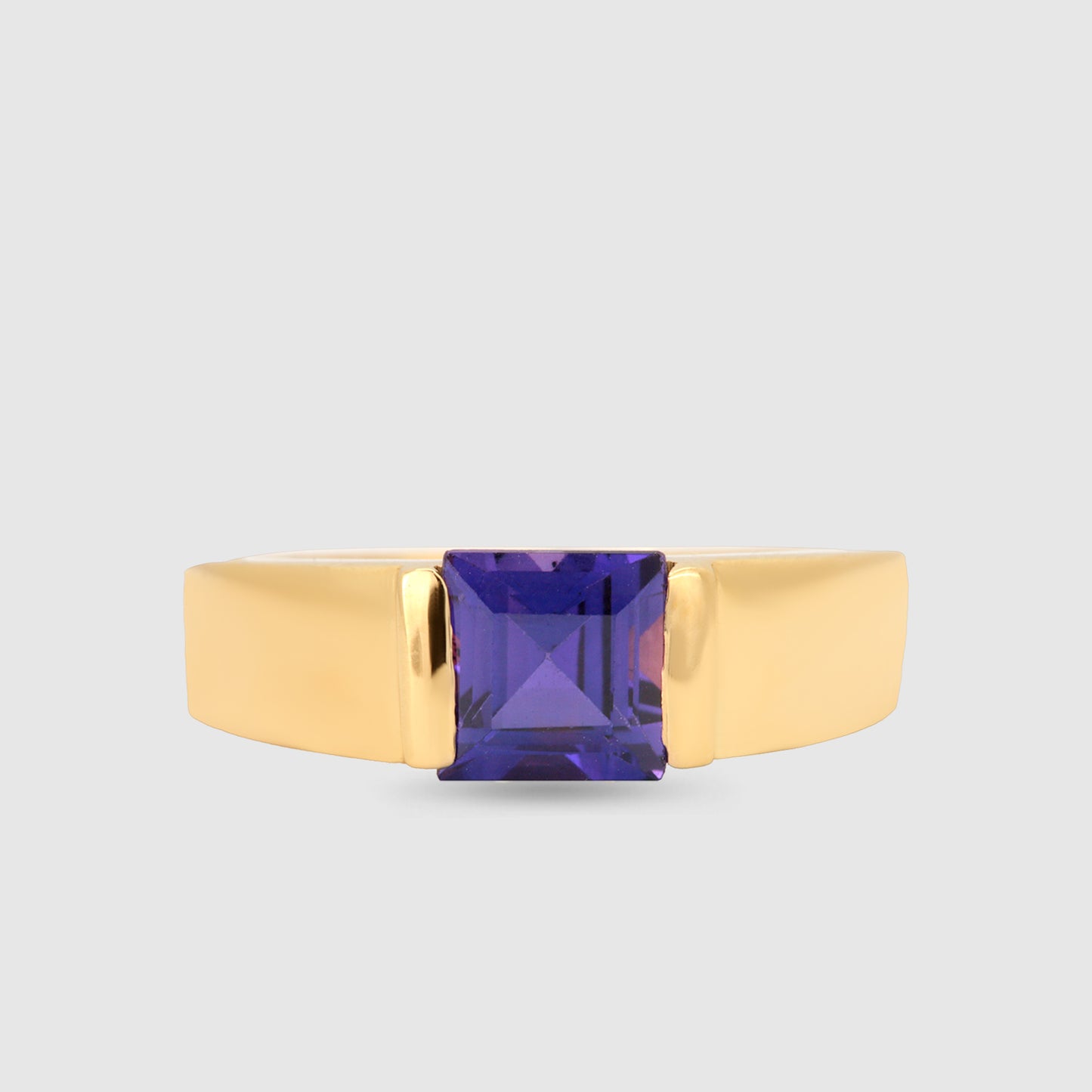 Anillo Oro 18K Amatista