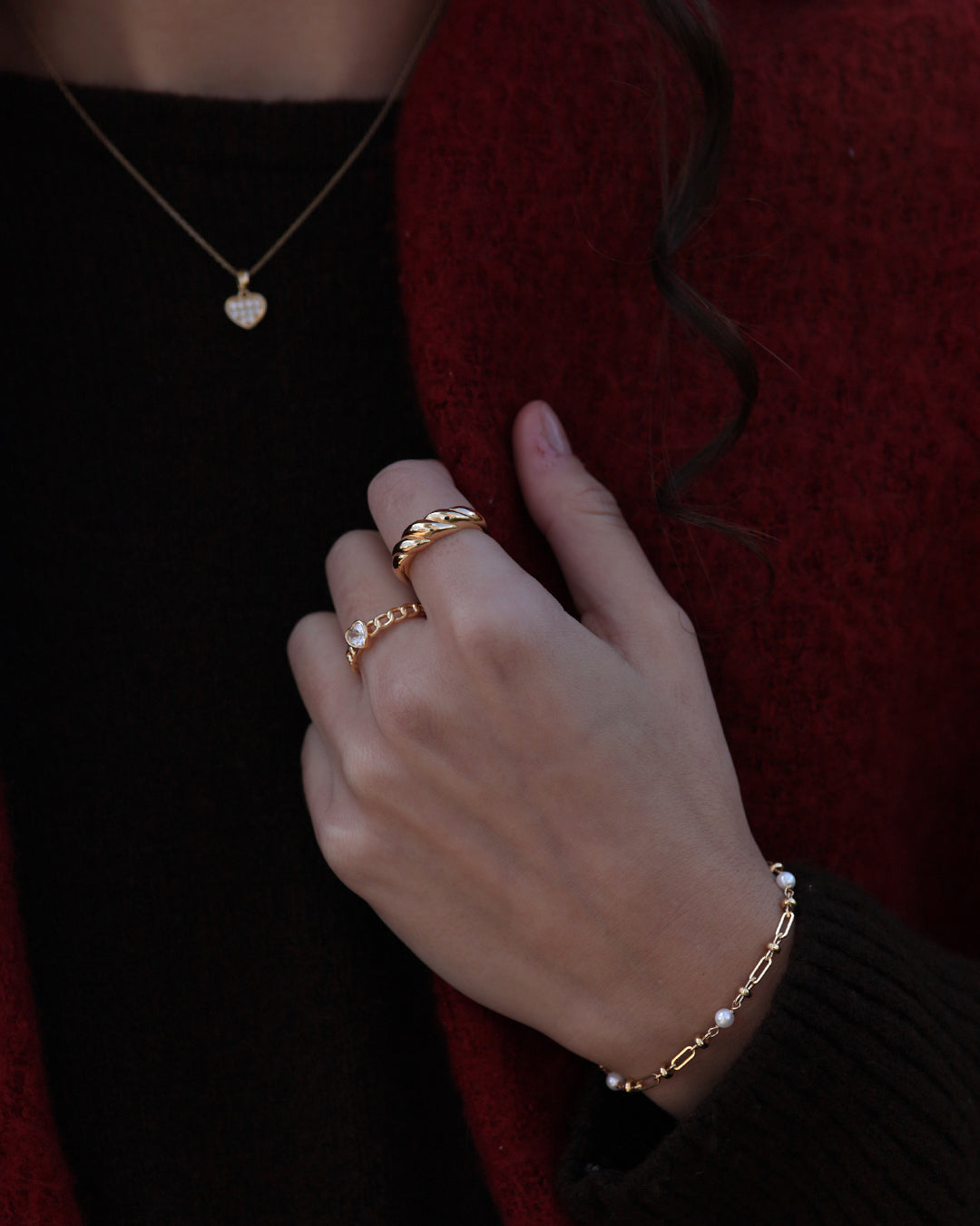 Anillo Moen Plata 925 Baño Oro