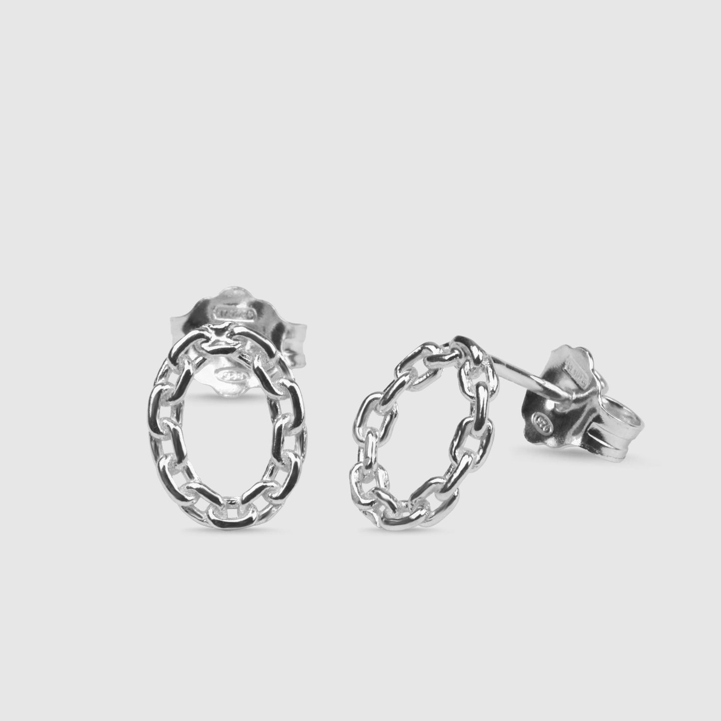 Pendientes Plata Ovalados