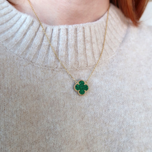 Gargantilla Oro 18K Trébol