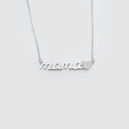 925 Silver 'MAMA' Choker