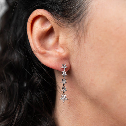 925 Silver Starfall Earrings