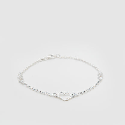 Pulsera corazón infinito Plata 925