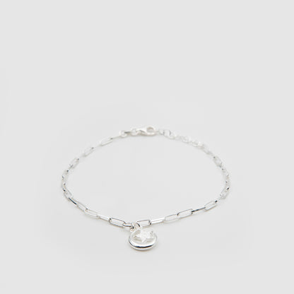 925 Silver Moon &amp; Stars Bracelet