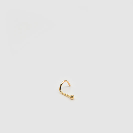 Piercing Oro 18K nostril mini bola