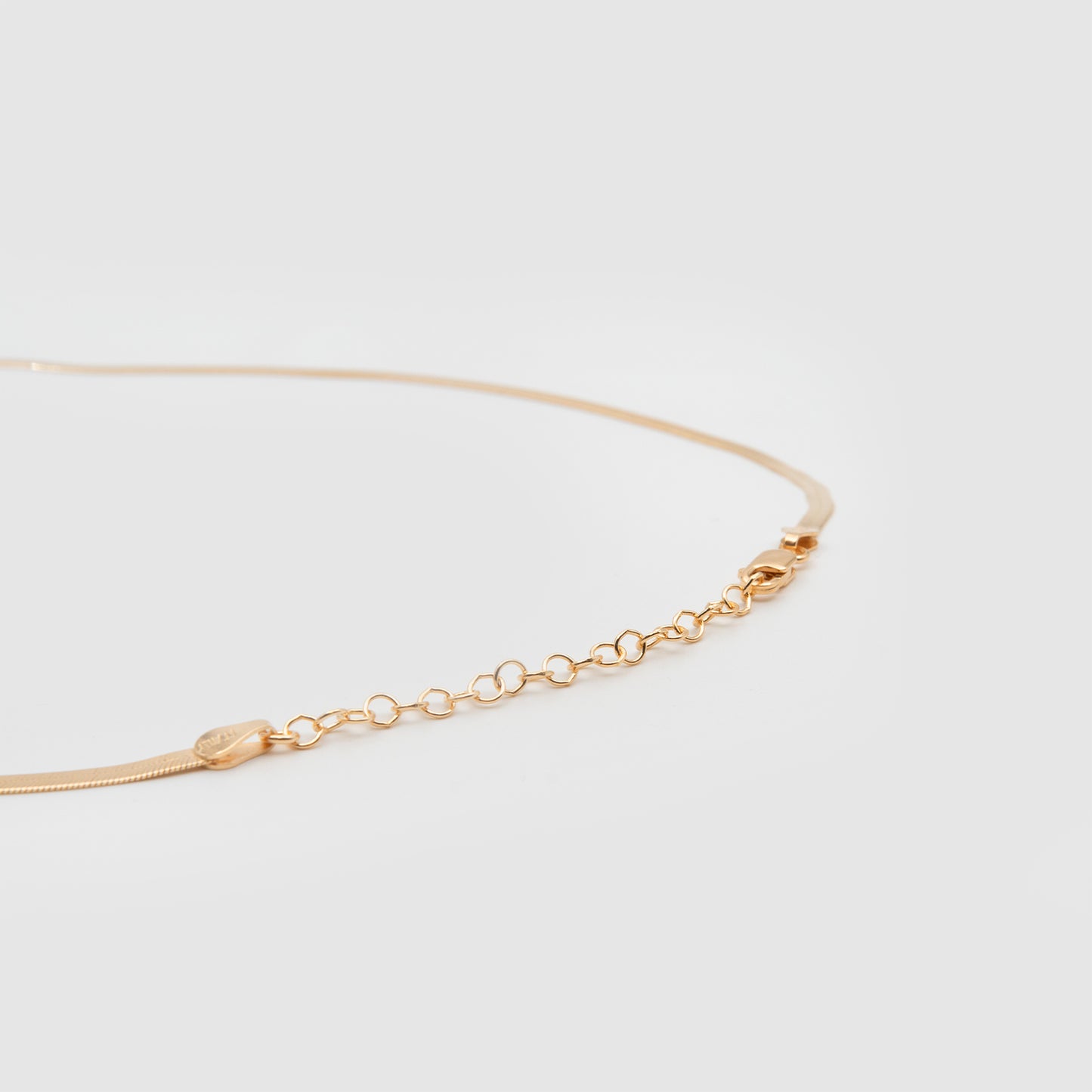 Golden silver choker