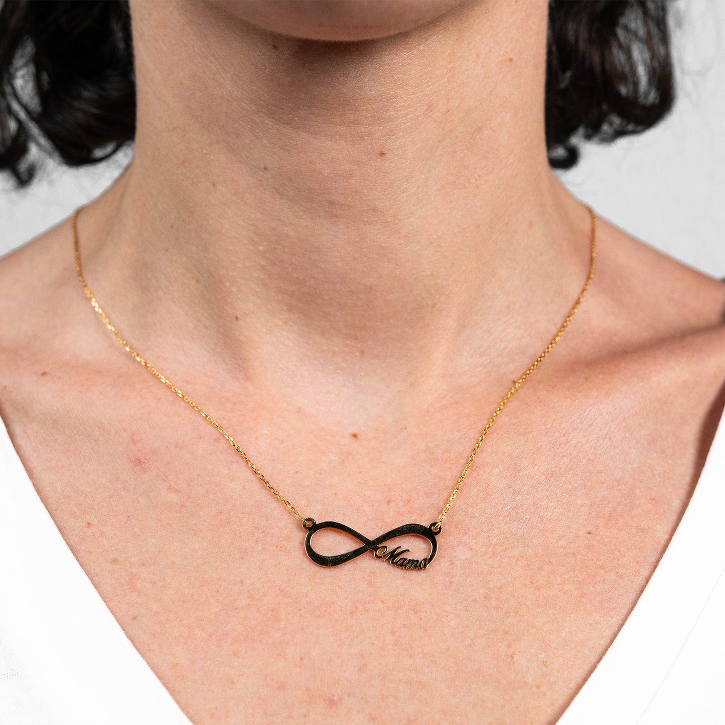 Mom Infinity Choker 18K Gold