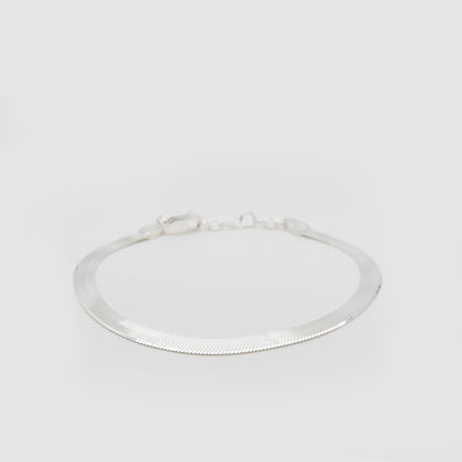 Pulsera Plata 925 plana