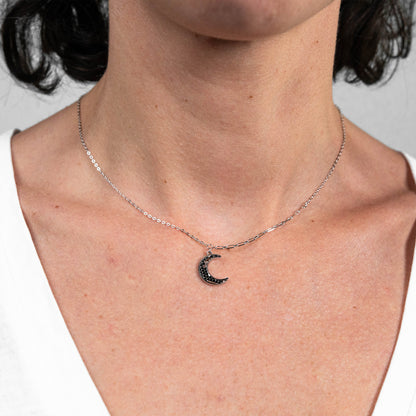 925 Silver Moon Choker