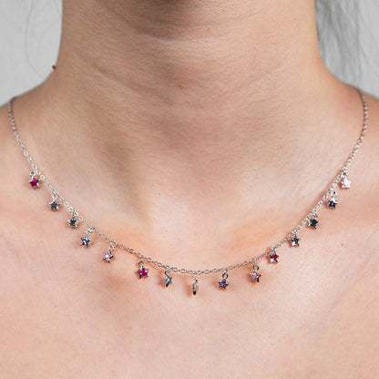 925 Silver Star Choker