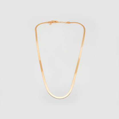 Golden silver choker