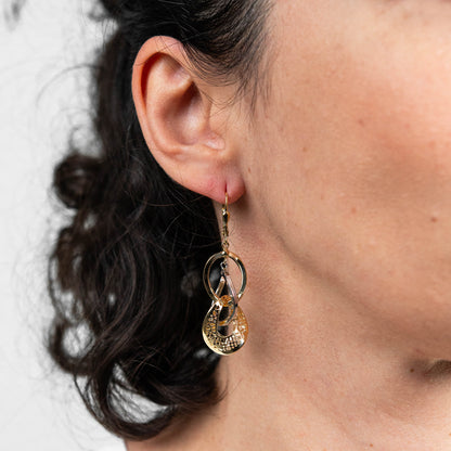 Sculptural 18K Gold Earrings