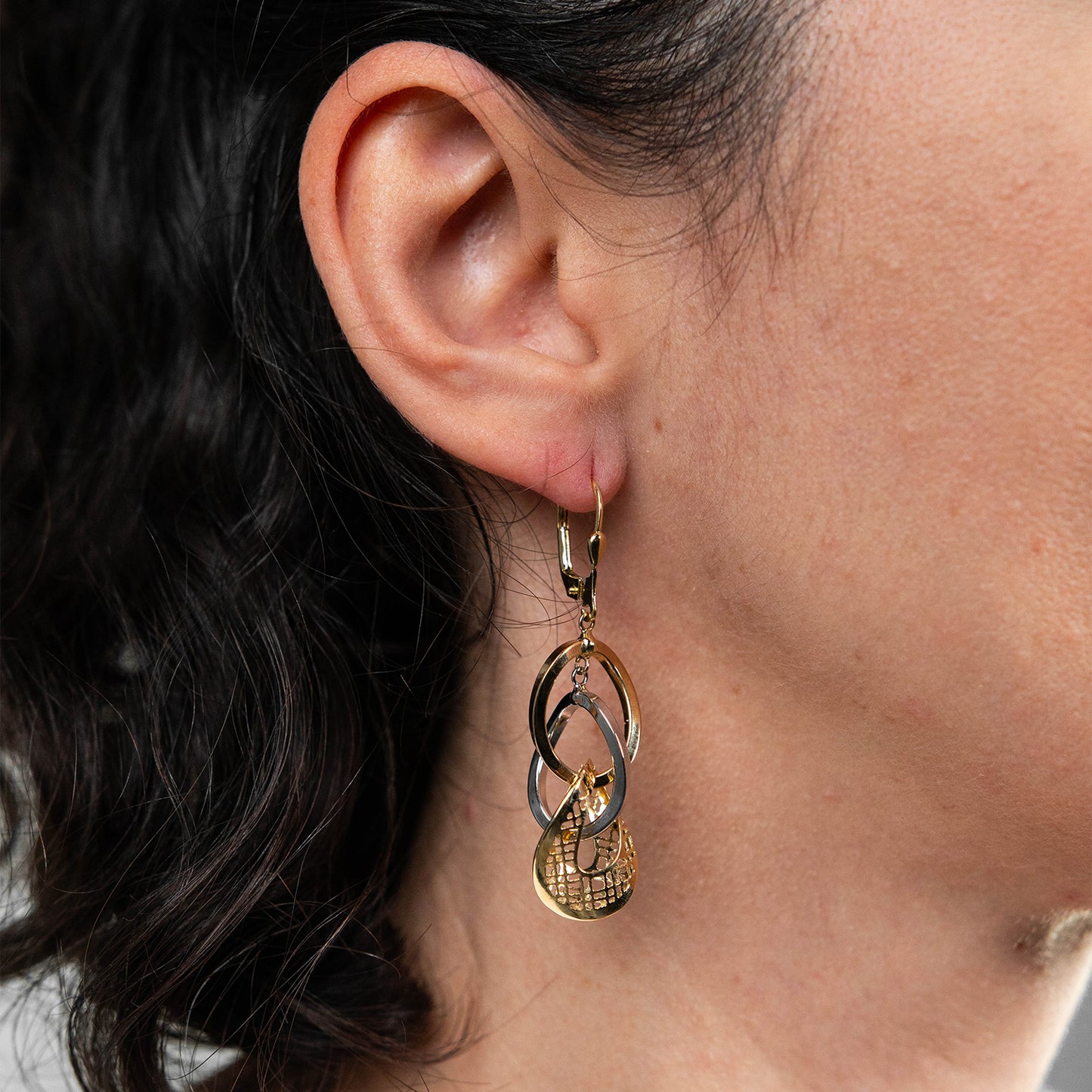 Sculptural 18K Gold Earrings