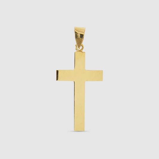 Cruz Oro 18K plana