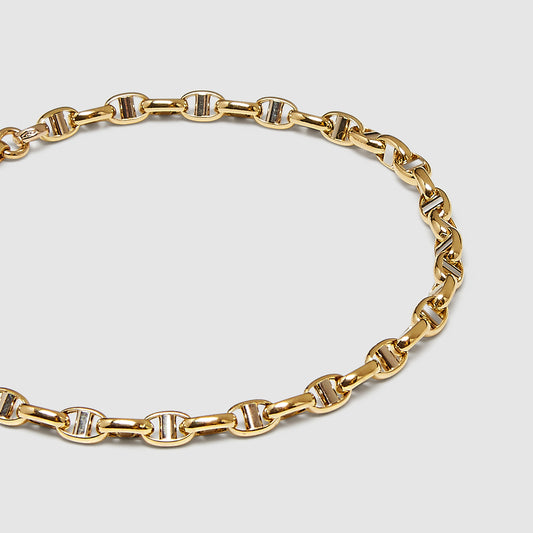 Ovall 18k Gold Bracelet