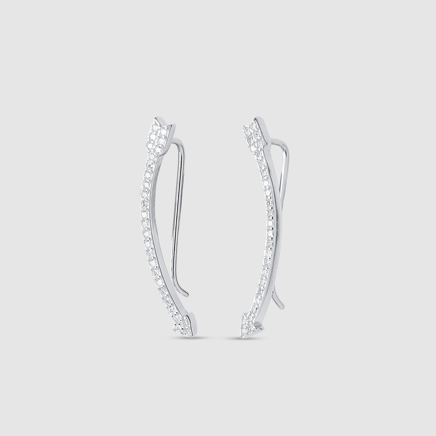 925 Silver Arrows Earring