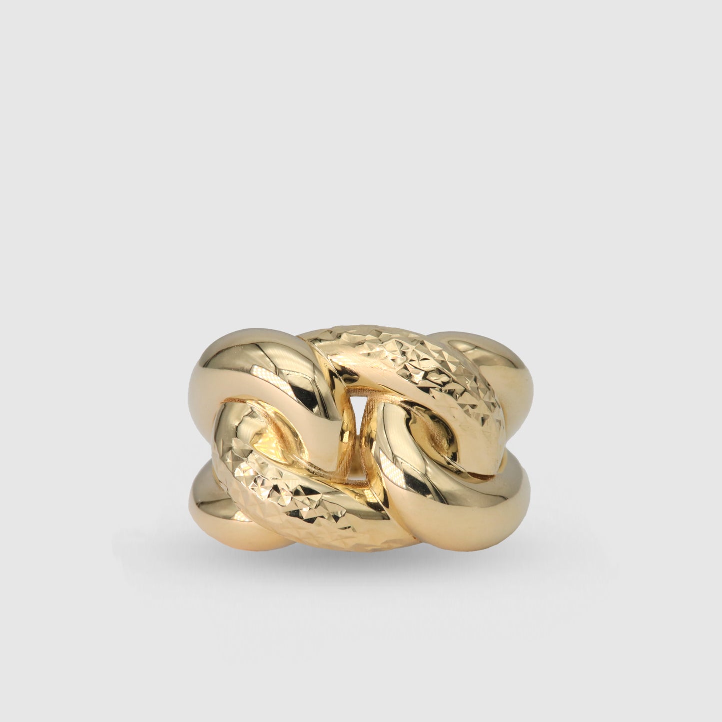 Anillo Oro 18K Eslabón