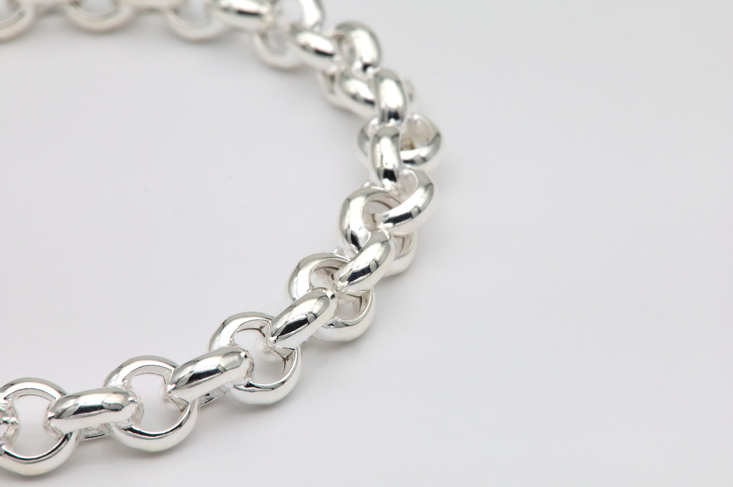 925 Silver Bracelet with Roló links