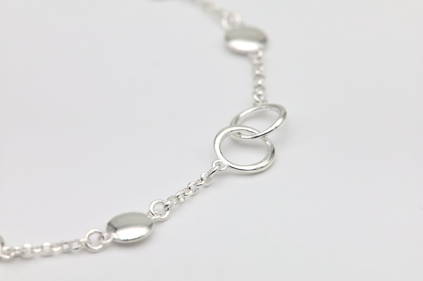 925 Silver Circles Bracelet