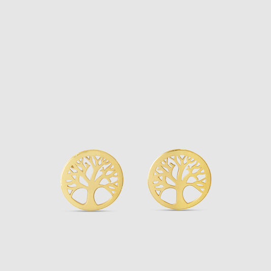 Pendiente Tree of Life Oro 18k