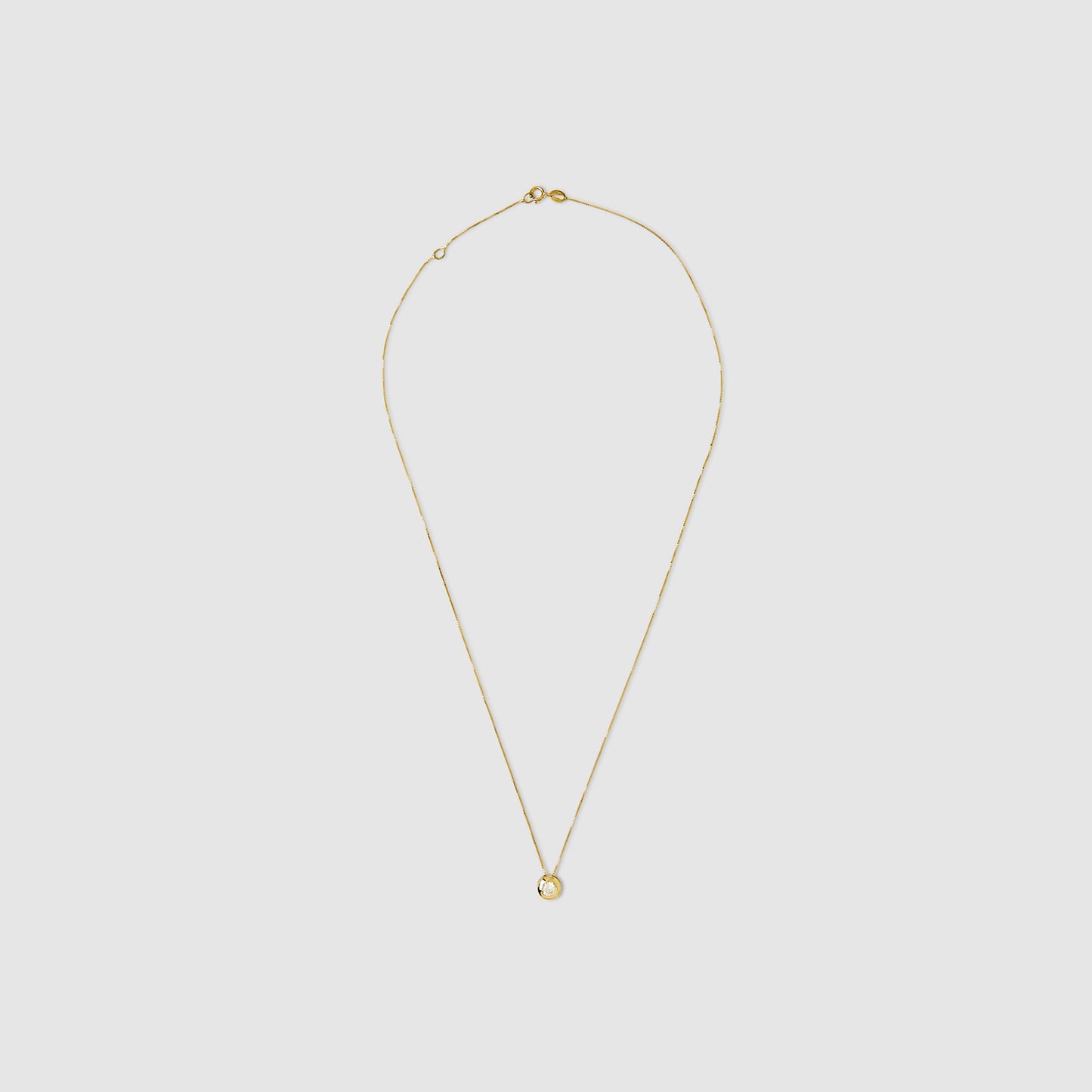 18K Gold chaton choker