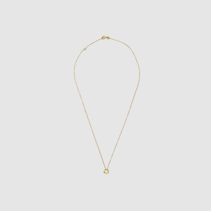 18K Gold chaton choker