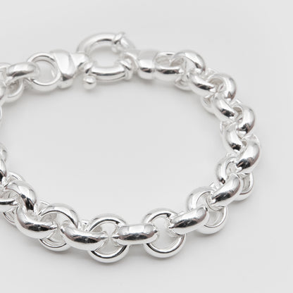 Thick Roló 925 Silver Bracelet