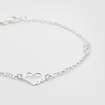 Pulsera corazón infinito Plata 925