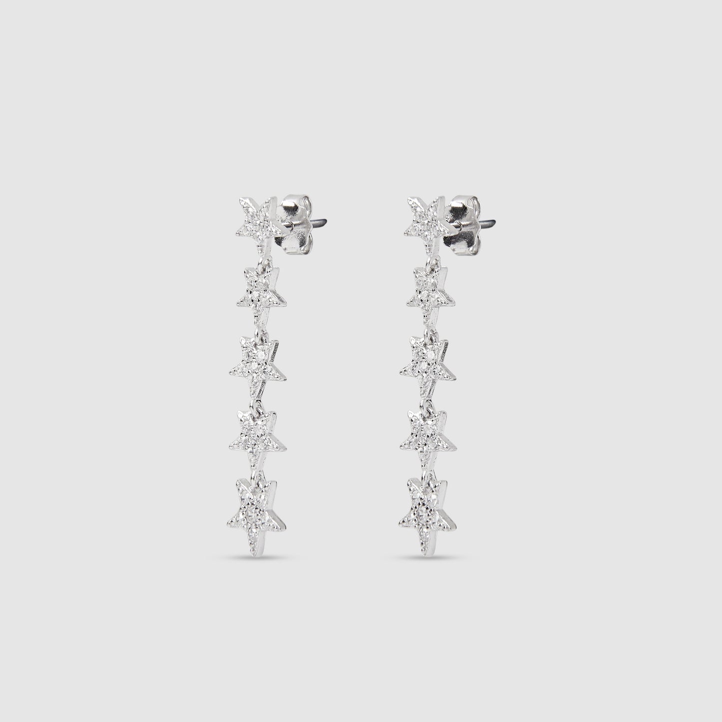 925 Silver Starfall Earrings