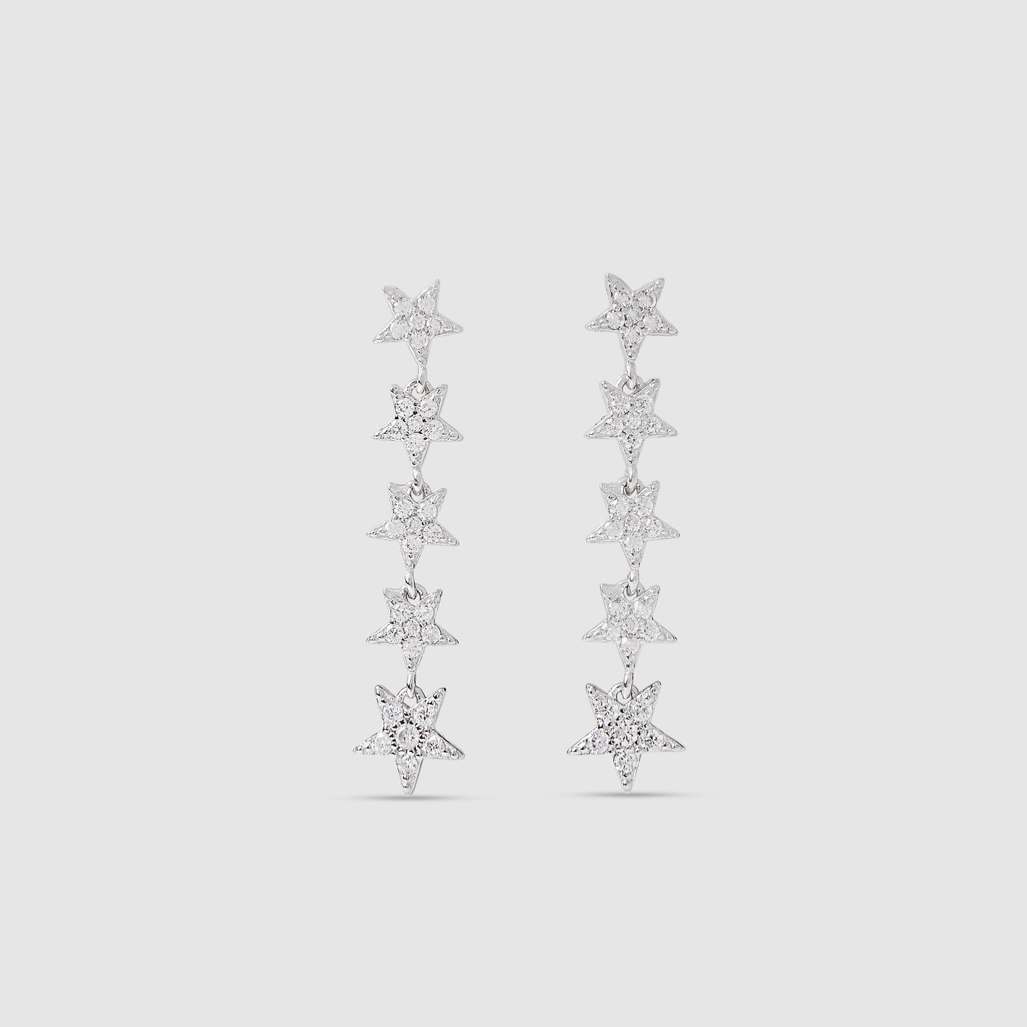 925 Silver Starfall Earrings