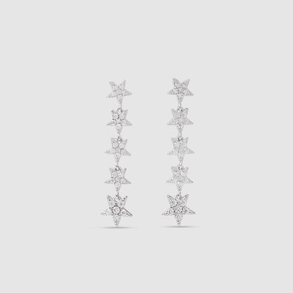 925 Silver Starfall Earrings