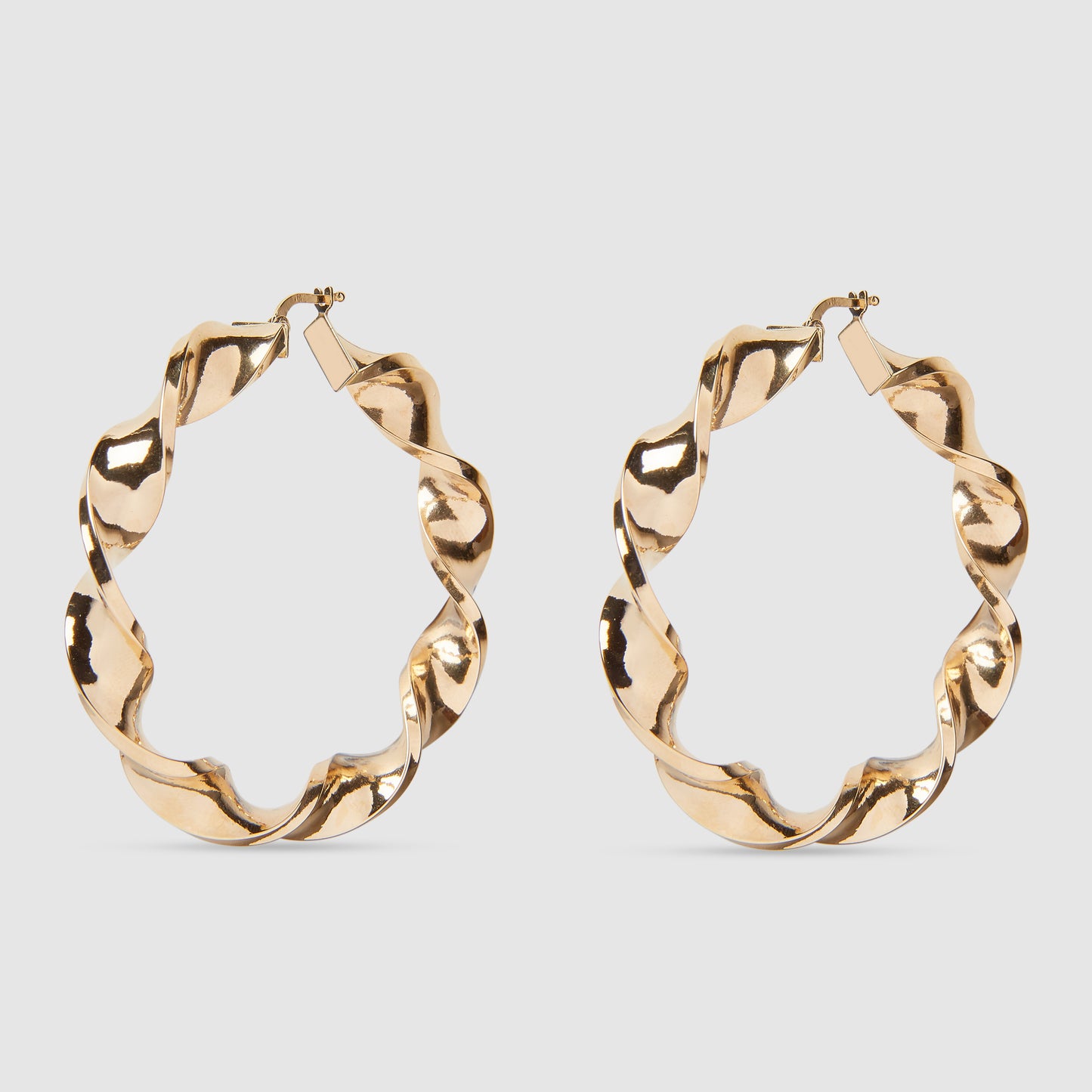 18K Gold Ringlet Earrings