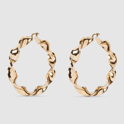 18K Gold Ringlet Earrings