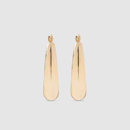 18K Gold domed earrings