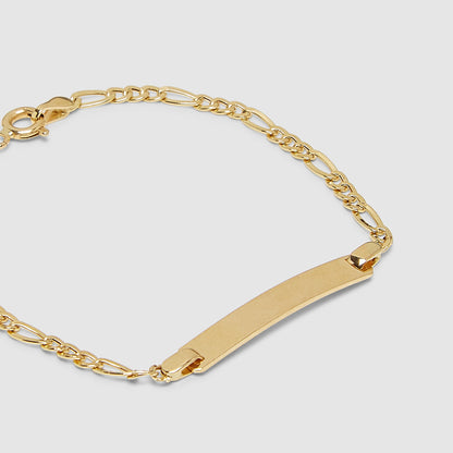 18K Gold baby slave bracelet