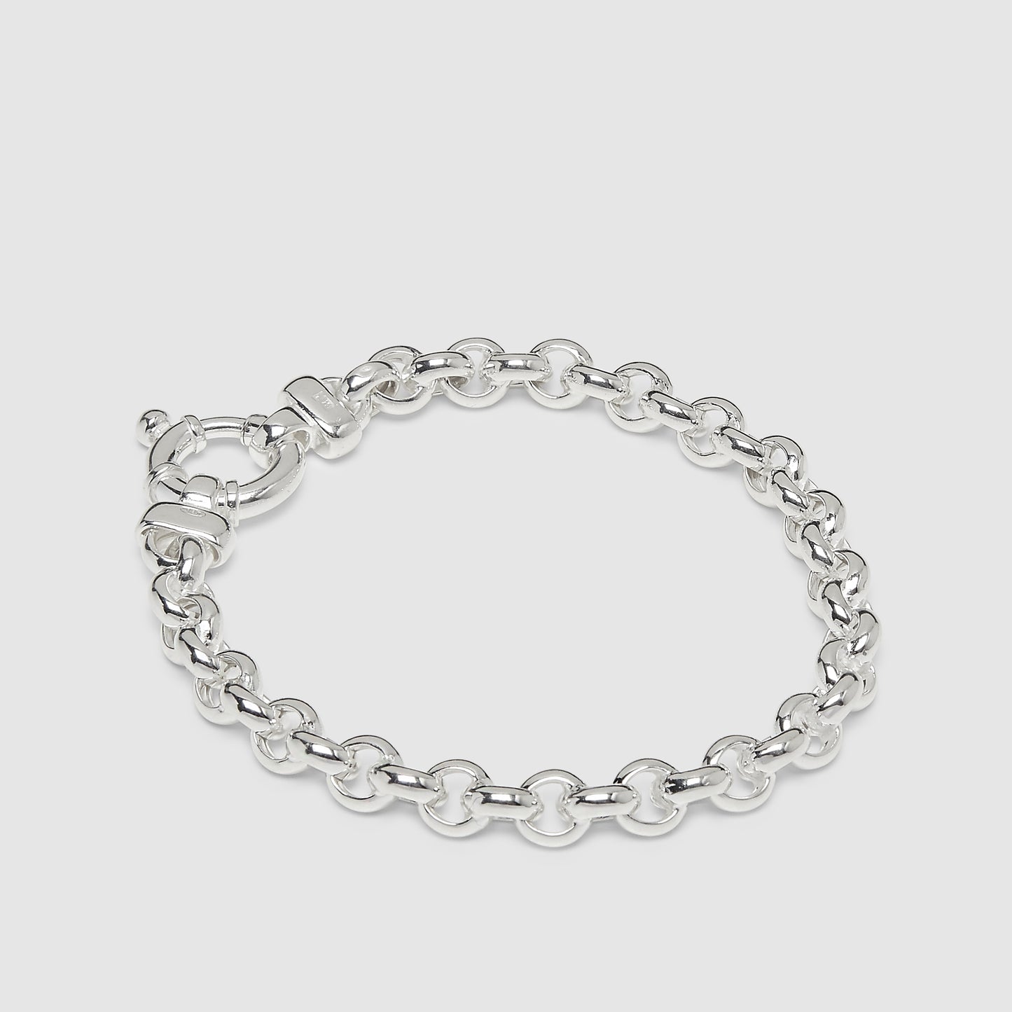 925 Silver Bracelet with Roló links