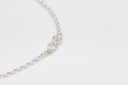 925 Silver Infinity Love Bracelet