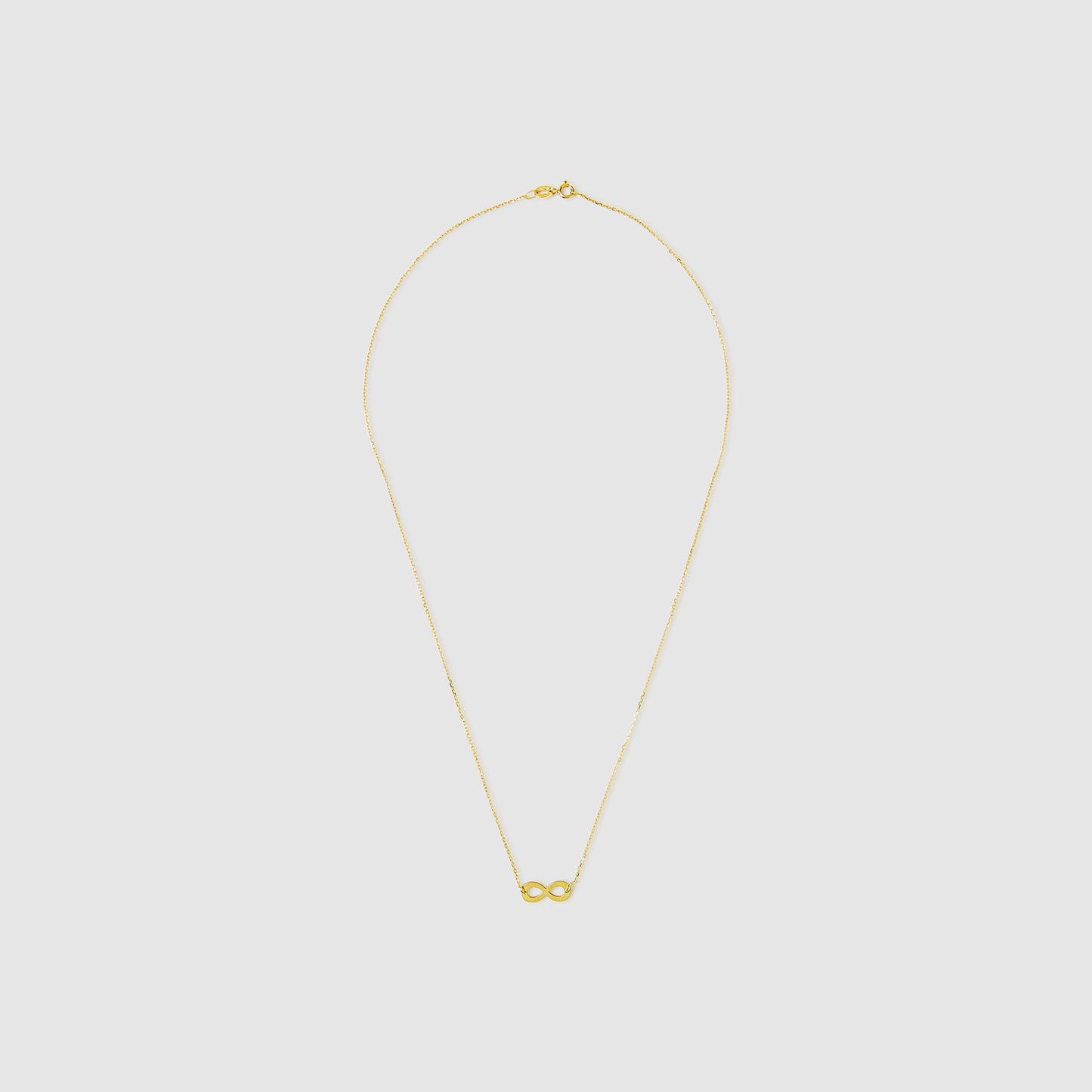 18K Gold Infinity Necklace