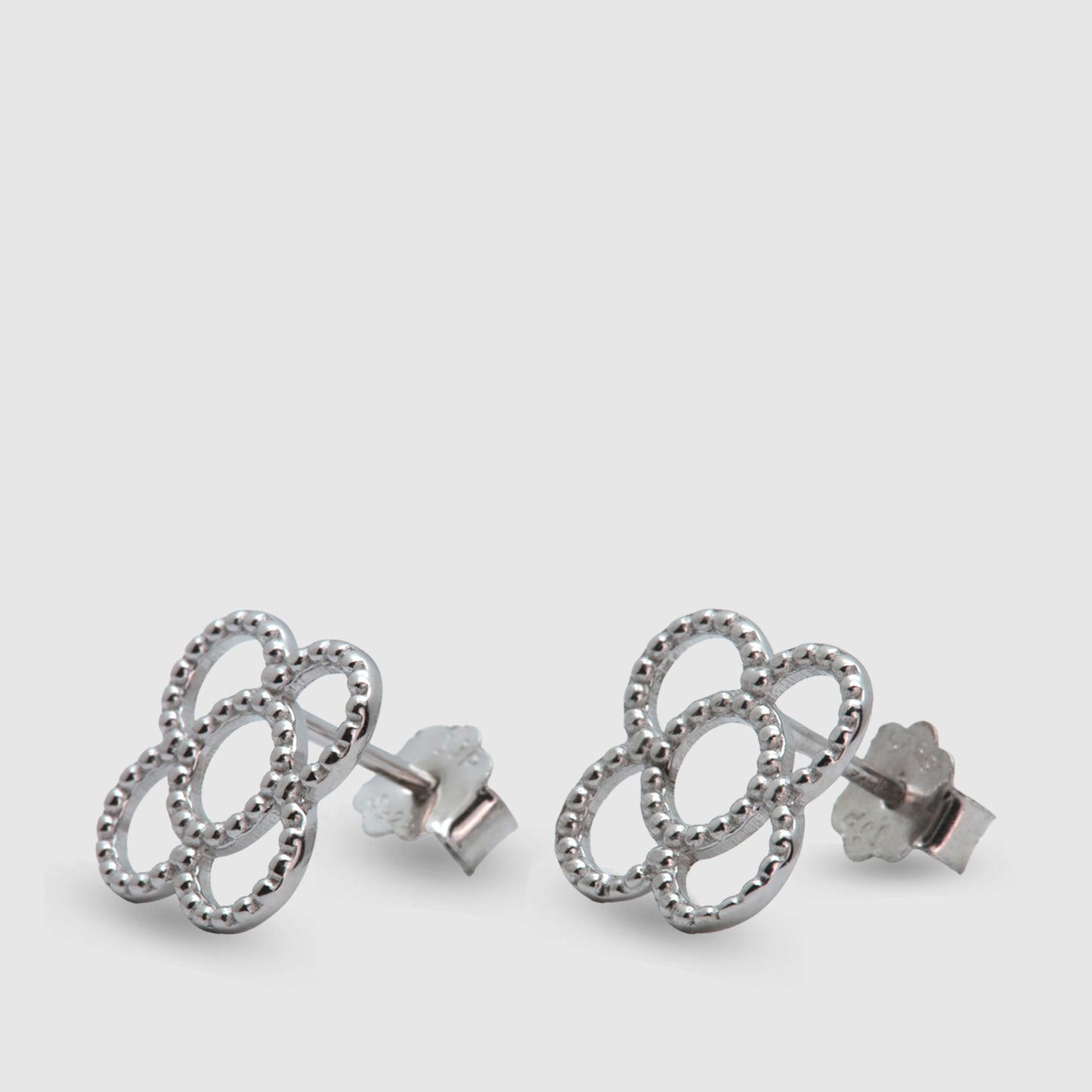 Pendientes flor Plata 925