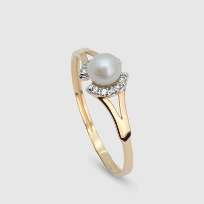 Anillo Perla & Oro 18K